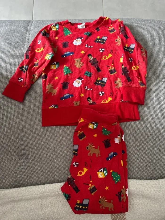 Pyjama rouge garçon
