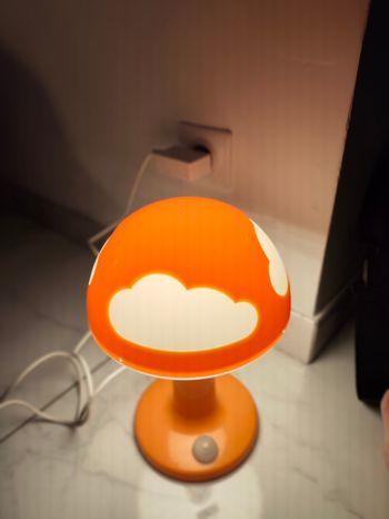 Lampe Ikea Skojig Cloud Orange Vintage Henrik Preutz enfant 2011