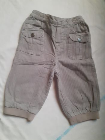 Pantalon gris bouffant