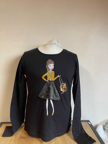 T shirt ML fille taille 152
