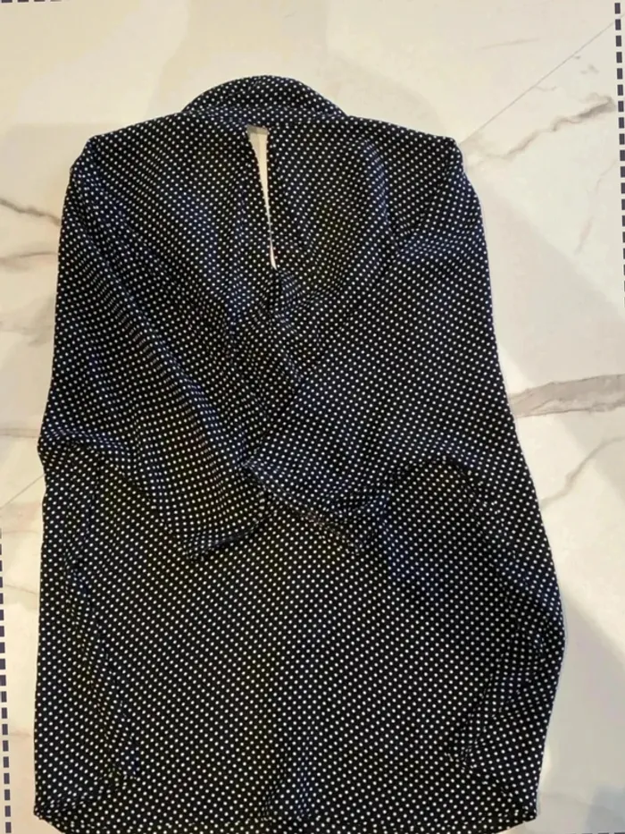 Chemisier noir - Zara - Taille S - photo numéro 3