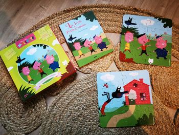 Ma p'tite malette puzzle et livre