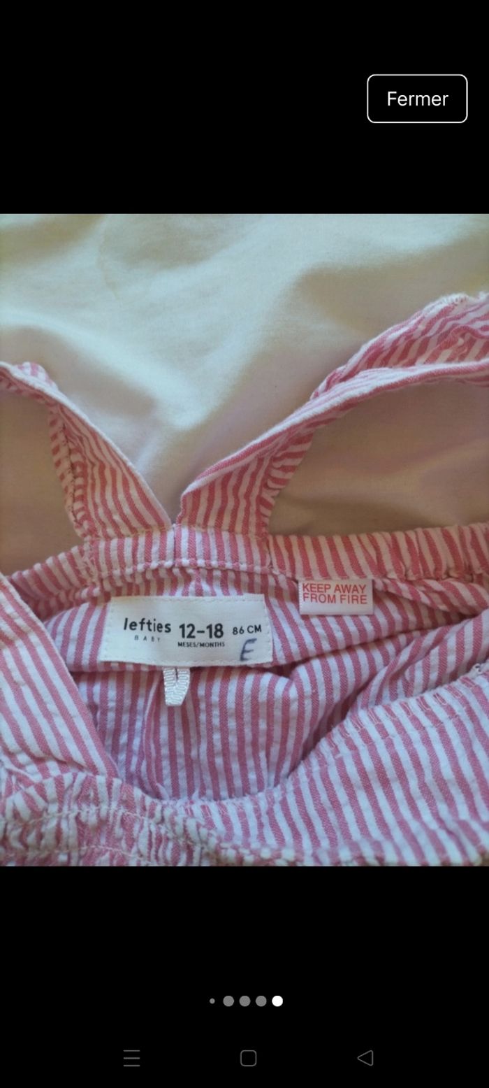 Robe rose lefties 12 mois - photo numéro 6