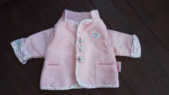 Ravissante petite VESTE/GILET "Zapf Création Baby Born" pour poupée