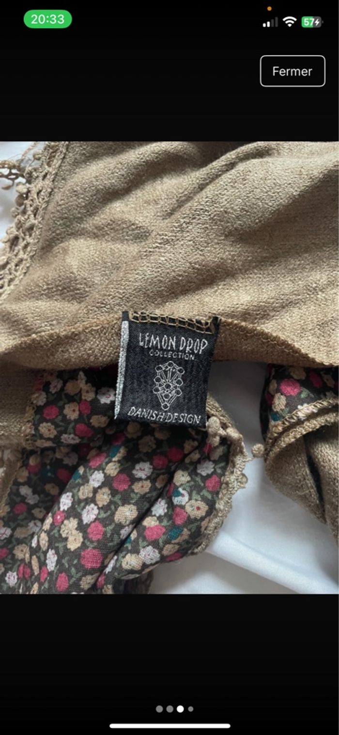 Petite écharpe marron - photo numéro 2