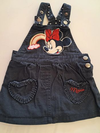 salopette robe jean fille 18 mois disney