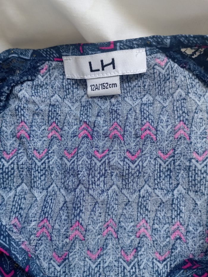 Robe bleue manches courtes la Halle 12 ans 3€ - photo numéro 2