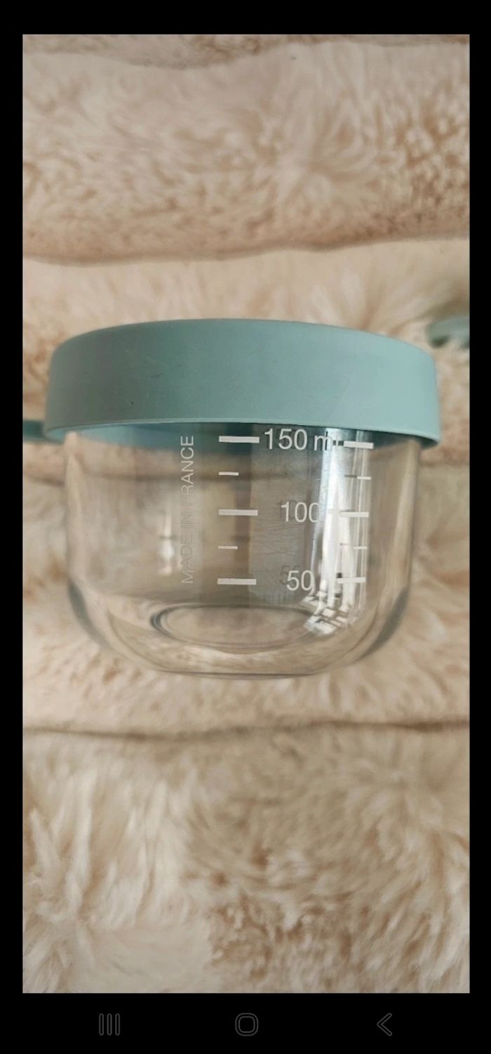 Lot de 3 pots en verre Béaba différents formats - photo numéro 8