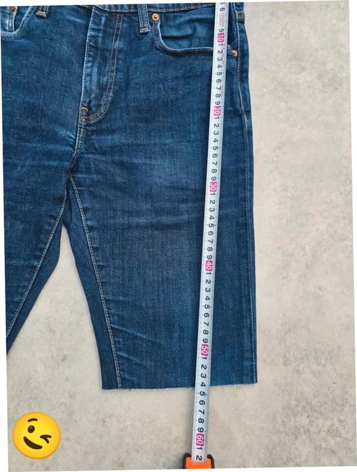 Short Levi's 512 W30 FR40 Bleu Femme Women #SHO14b - photo numéro 4