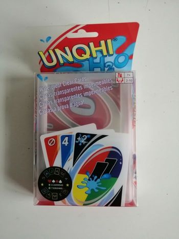 Uno UNQHI H2O jeu de société cartes neuf et blister jamais ouvert