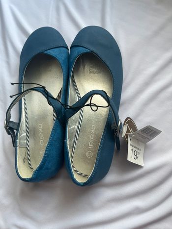 Ballerine bleue fille enfant taille33 neuve Okaïdi