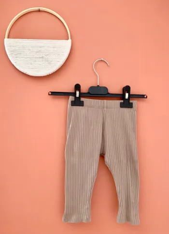 Legging côtelé beige Kiabi – 12 mois