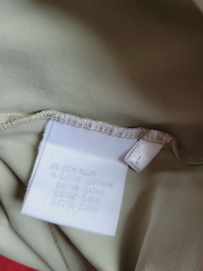 Tee shirt top débardeur vert anis fluide taille L 40 Yessica - photo numéro 5