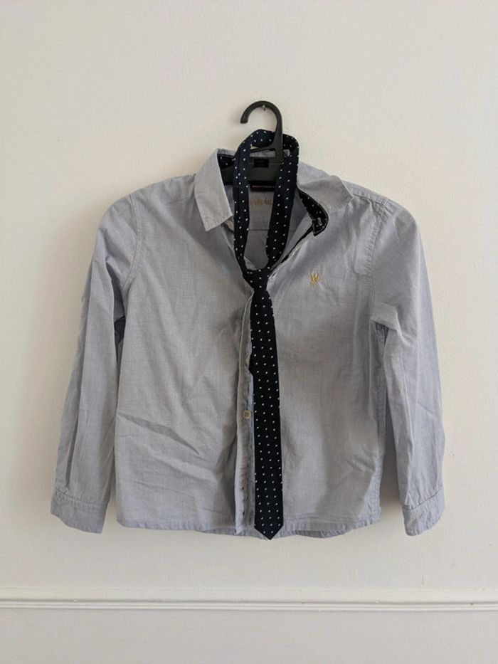 Chemise sergent major 7 ans bleue