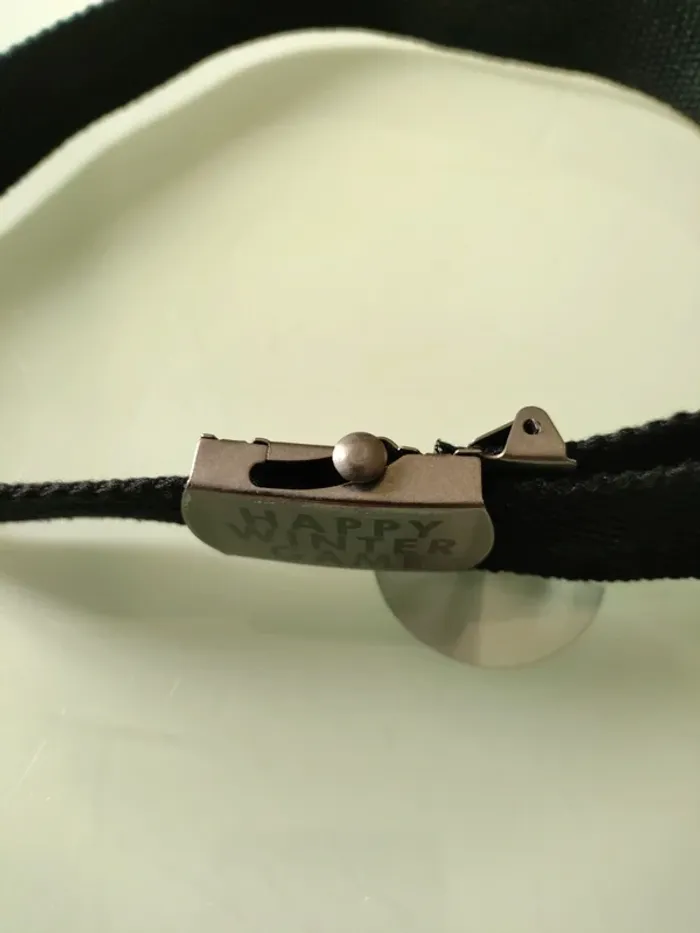 Ceinture pour enfant noir avec sangle - photo numéro 3