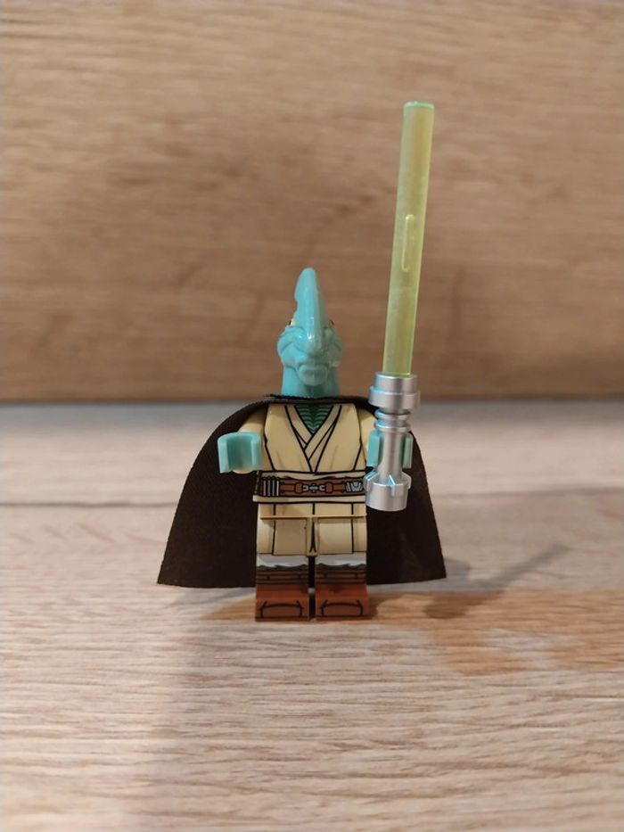 Figurine type lego custom Jedi Coleman Trebor star wars