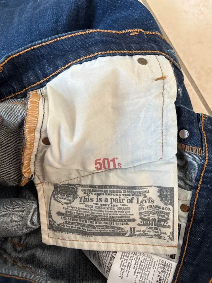 Jean Levi’s 501 W25 L26 - skinny - photo numéro 11