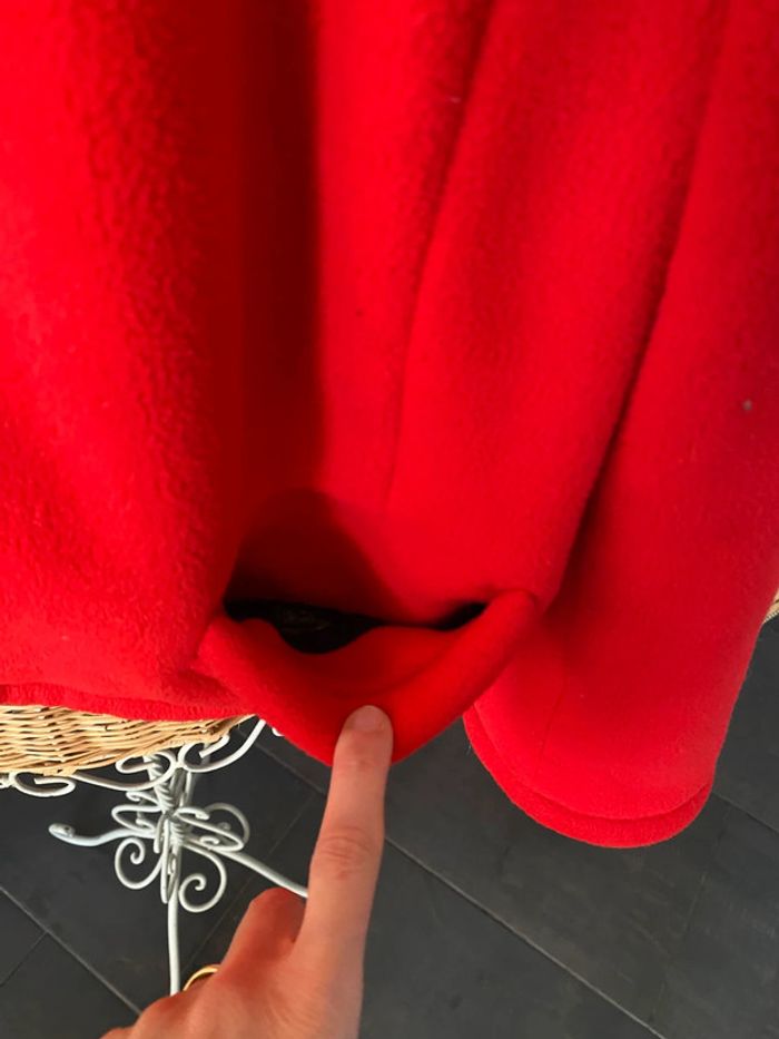 Veste vintage Casablanca par Hélène Racine rouge taille 36/38 fabrication française à Marseille - photo numéro 19