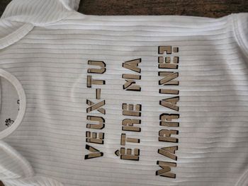 Body blanc côtelé "Veux-tu être ma marraine ?