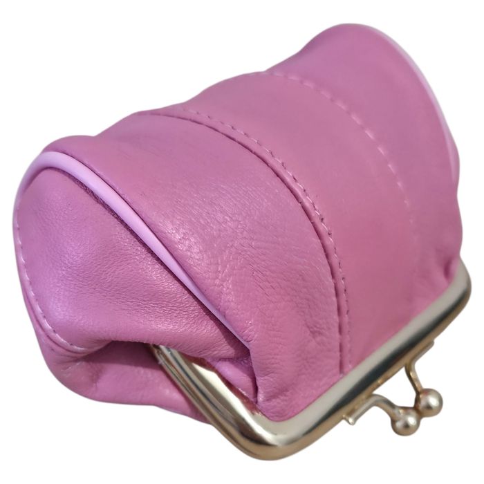 Petit porte-monnaie fermeture pression - Rose - photo numéro 4