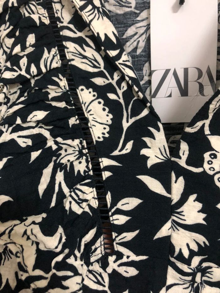 Superbe belle robe à volants Zara neuve avec étiquette taille S - photo numéro 4