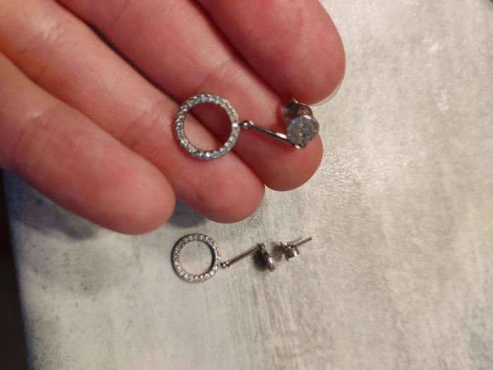 Boucles d'oreilles en argent - photo numéro 2