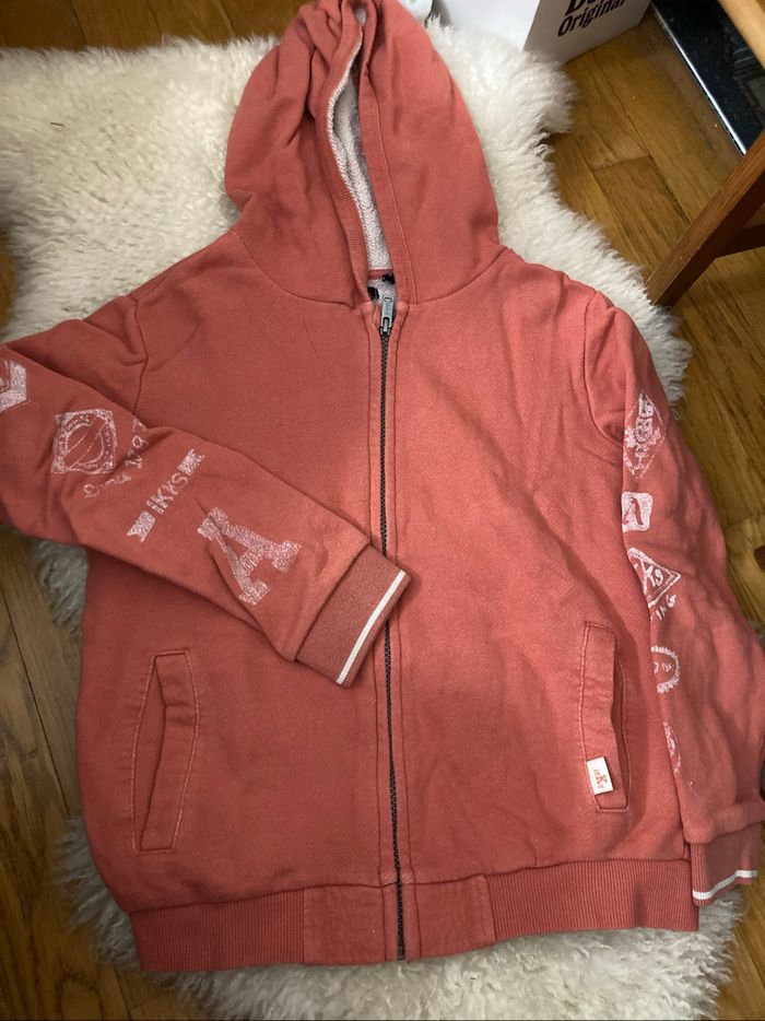 Veste à capuche, zippé, IKKS, 10 ans