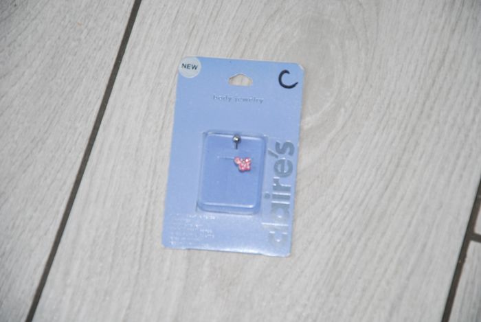 piercing de nombril papillon claire's neuf