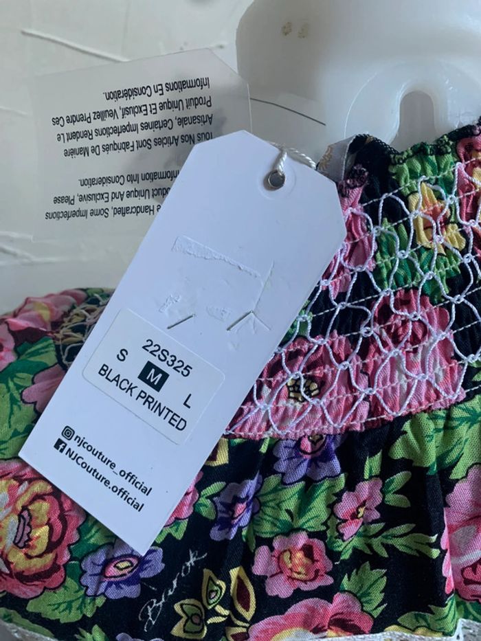 Blouse taille M marque Barok fleurie - photo numéro 9