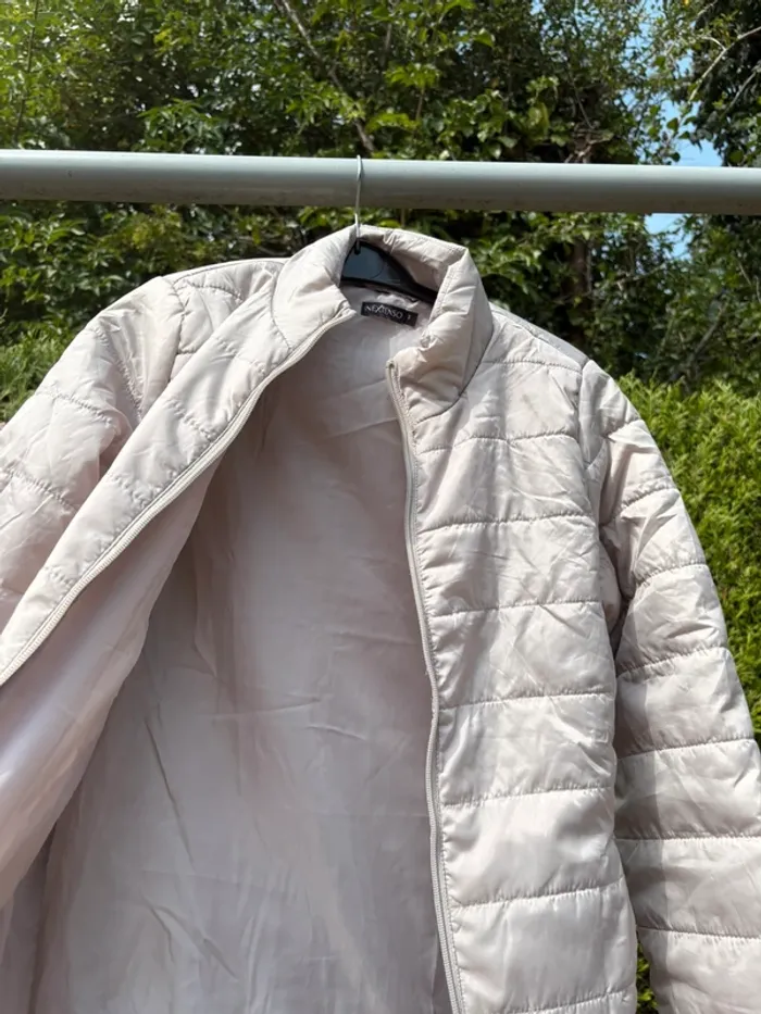 Veste matelassée légère et chaude beige crème – Marque In Extenso - photo numéro 3