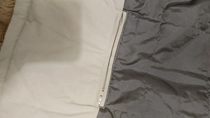 Grosse veste doudoune matelassée homme imperméable duvet plume blanc cassé beige chaude épaisse - photo numéro 10