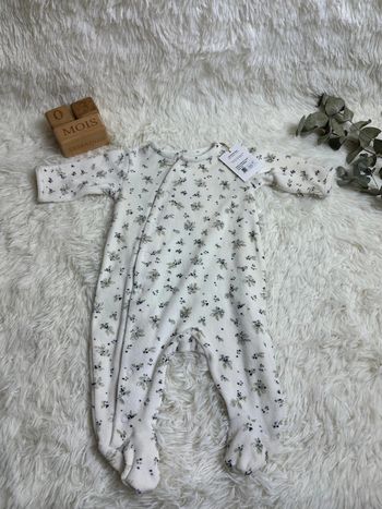 Pyjama velours Bonjour Little taille 3 mois