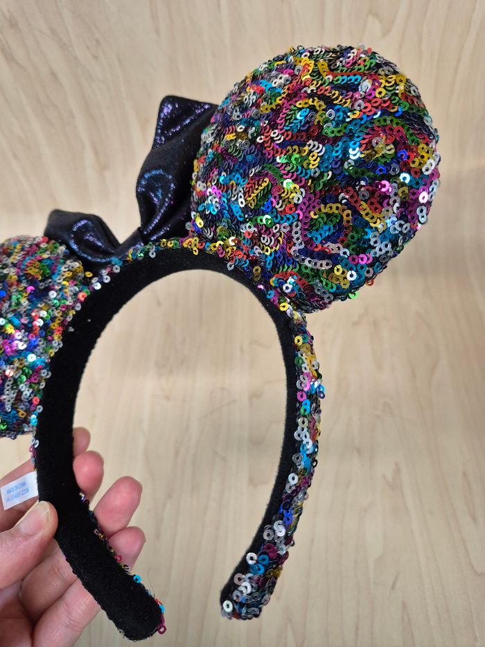 Oreilles de Mickey (Disney Ears) Tokyo Disney Resort : Rainbow Colorful black - photo numéro 8