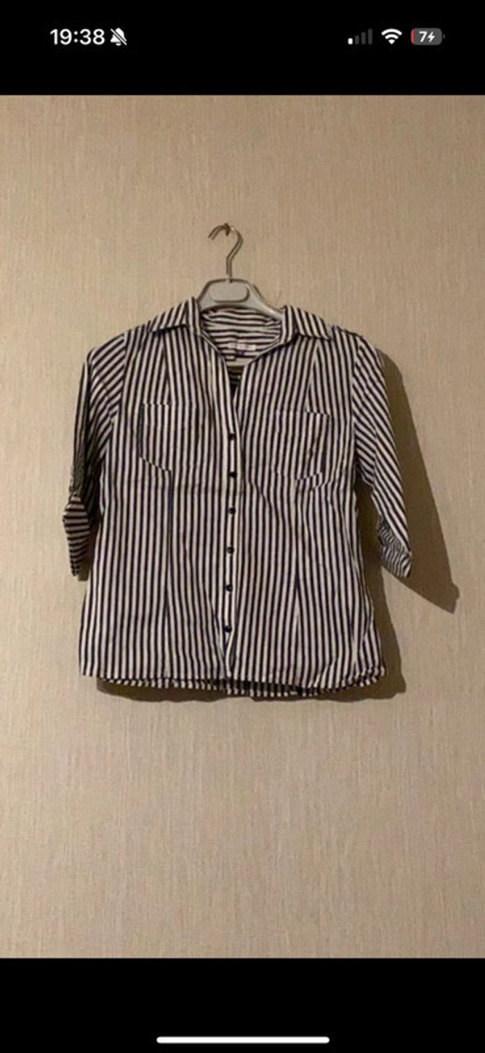 Chemise rayé Patrice Breal Taille 42