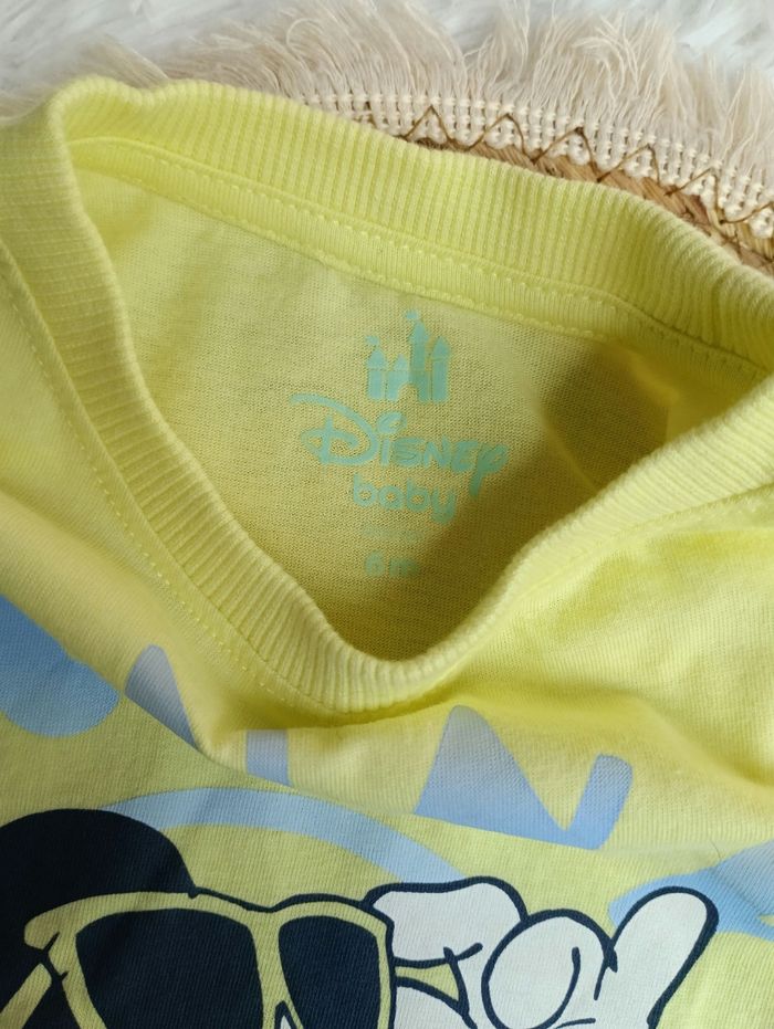 Tee shirt 6 mois neuf bébé Mickey - photo numéro 2
