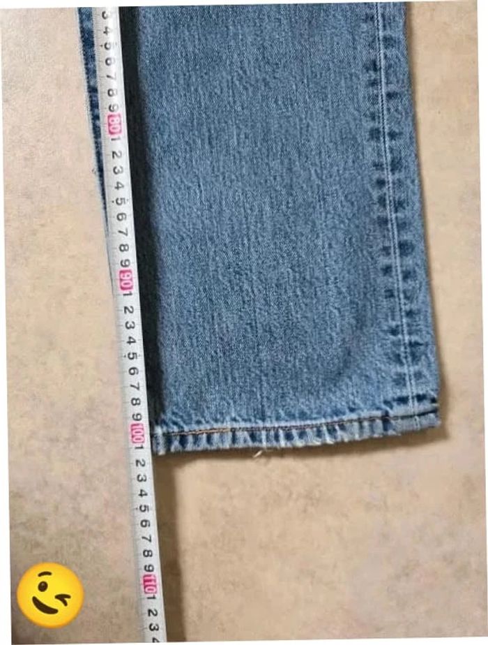 Jeans Levi's 501 W32 FR42 L30 coupe droite bleu Homme Men pan423b - photo numéro 5