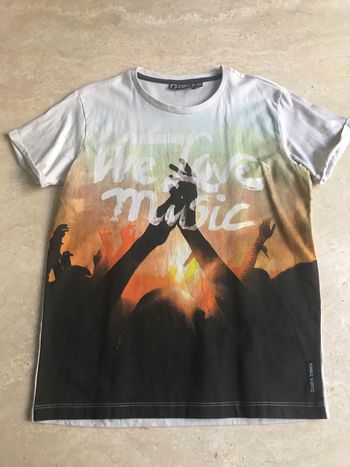 T-Shirt « Tumble ‘n dry » beige clair - Taille : 134/140 (8/10 ans)