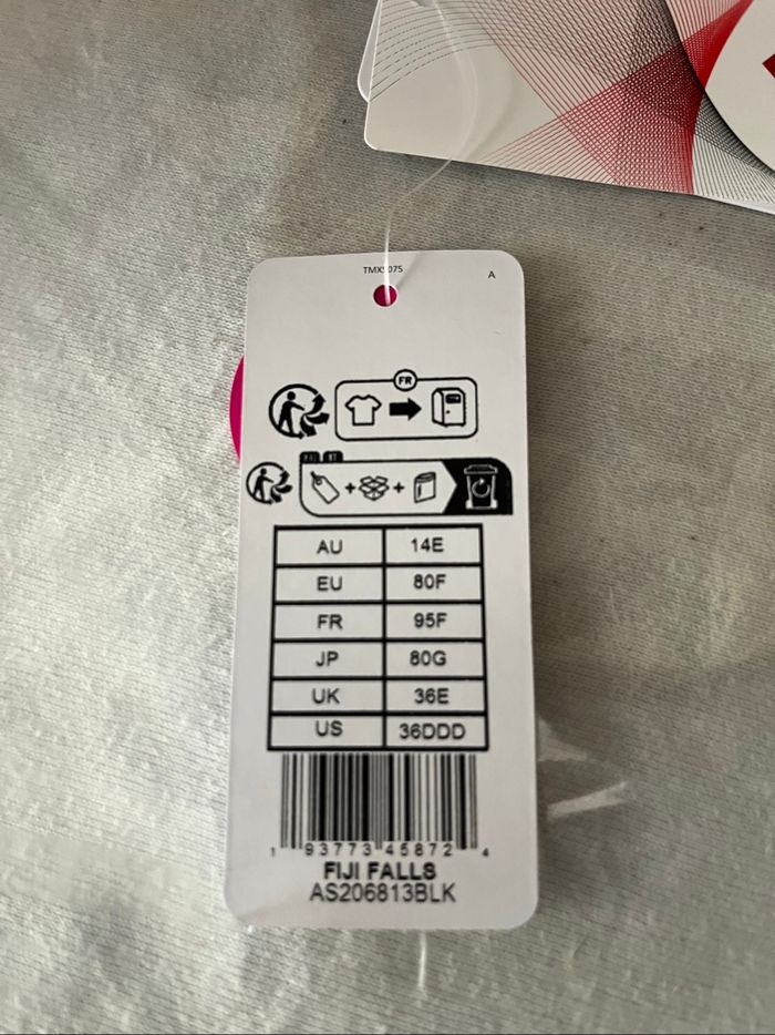 Haut Maillot de bain zébré de marque Freya  taille FR en 95F . - photo numéro 2