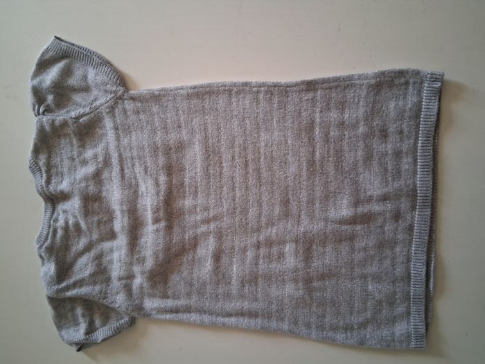 Robe grise et pailletée de marque Obaibi - photo numéro 2