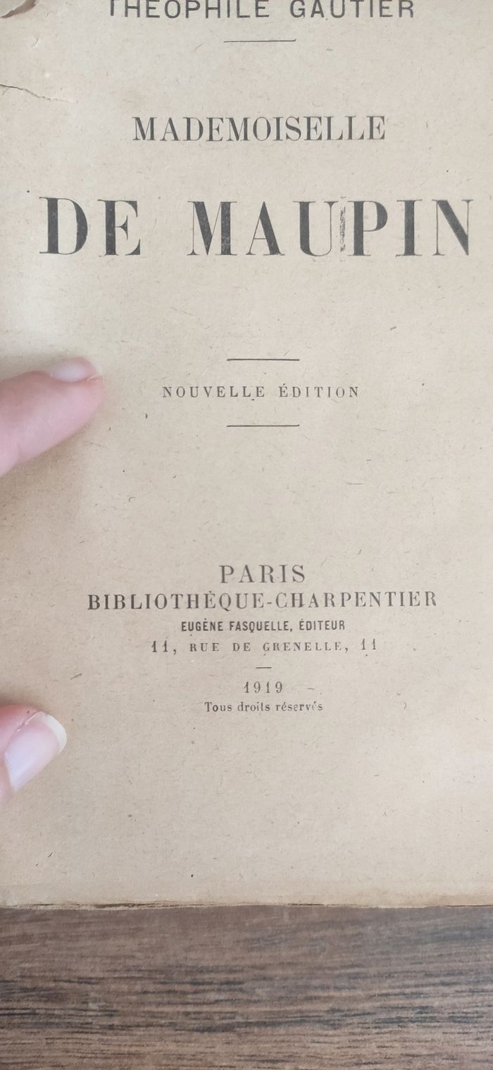 Mademoiselle de Maupin - photo numéro 2