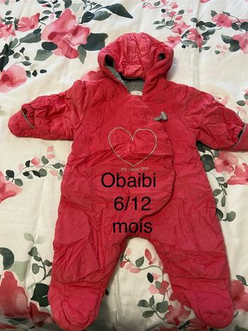 Combinaison obaibi 6-12mois