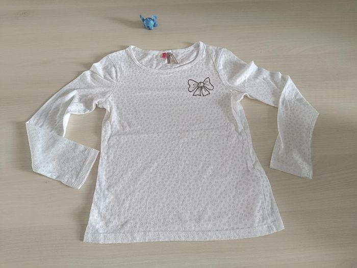 t-shirt fin manche longue