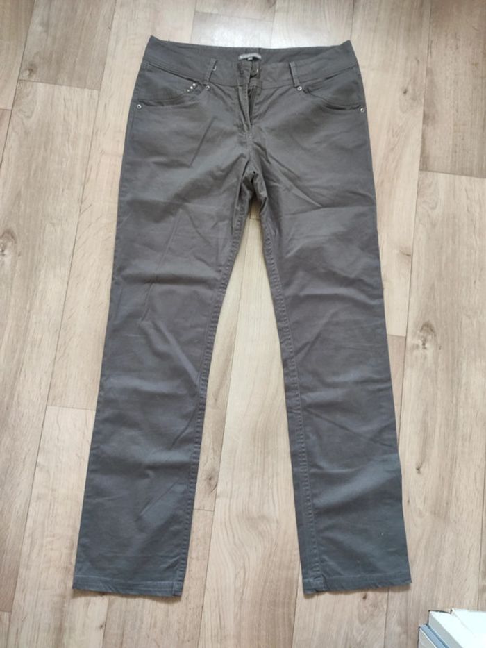Pantalon chic gris Ici et maintenant 42 - photo numéro 2