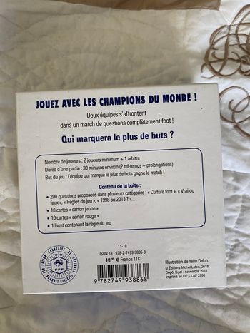 Jeu champion du monde