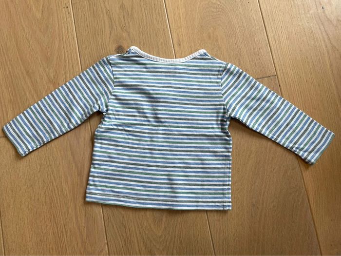 T-shirt ML rayé - La Cie des Petits - 12mois - photo numéro 2