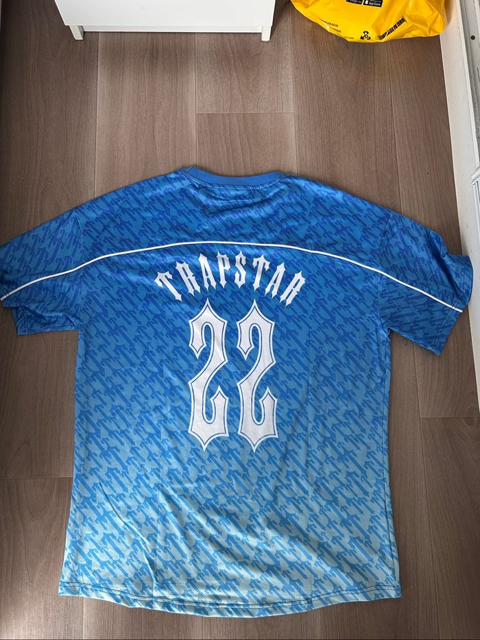 Teeshirt trapstar bleu , maillot de foot 22 - photo numéro 4