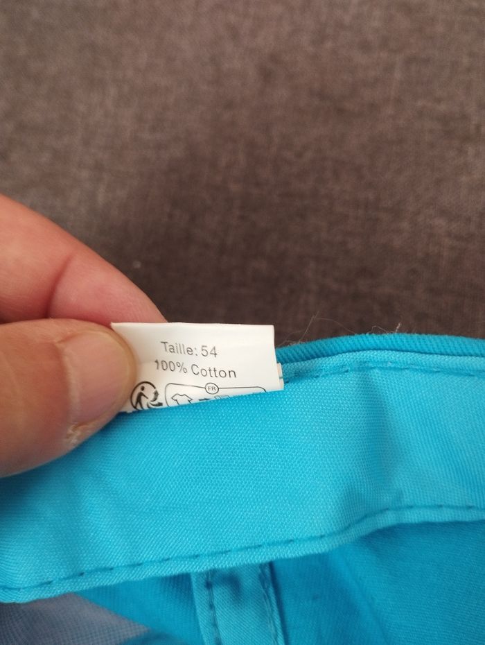 Casquette turquoise taille 54 - photo numéro 2