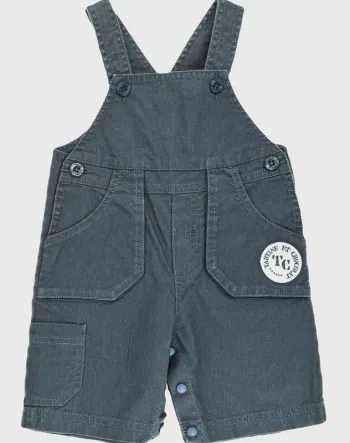 Salopette-short 12 mois en coton et élasthanne Tartine et Chocolat