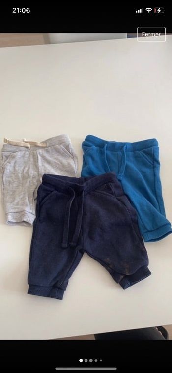 Lots de 3 pantalon