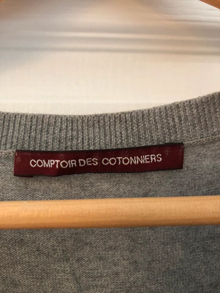 Top Comptoir des cotonniers col en soie - photo numéro 2